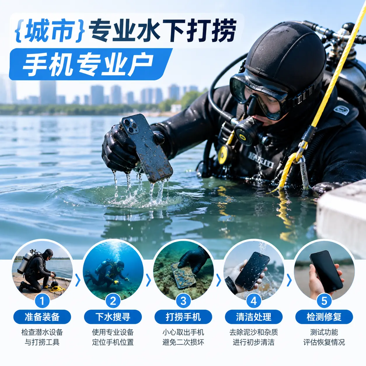 汉中专业水下打捞手机专业户